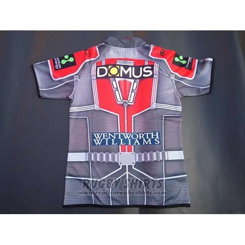 St George Illawarra Dragons Ant Man Marvel Rugby Shirt 2017 Gray